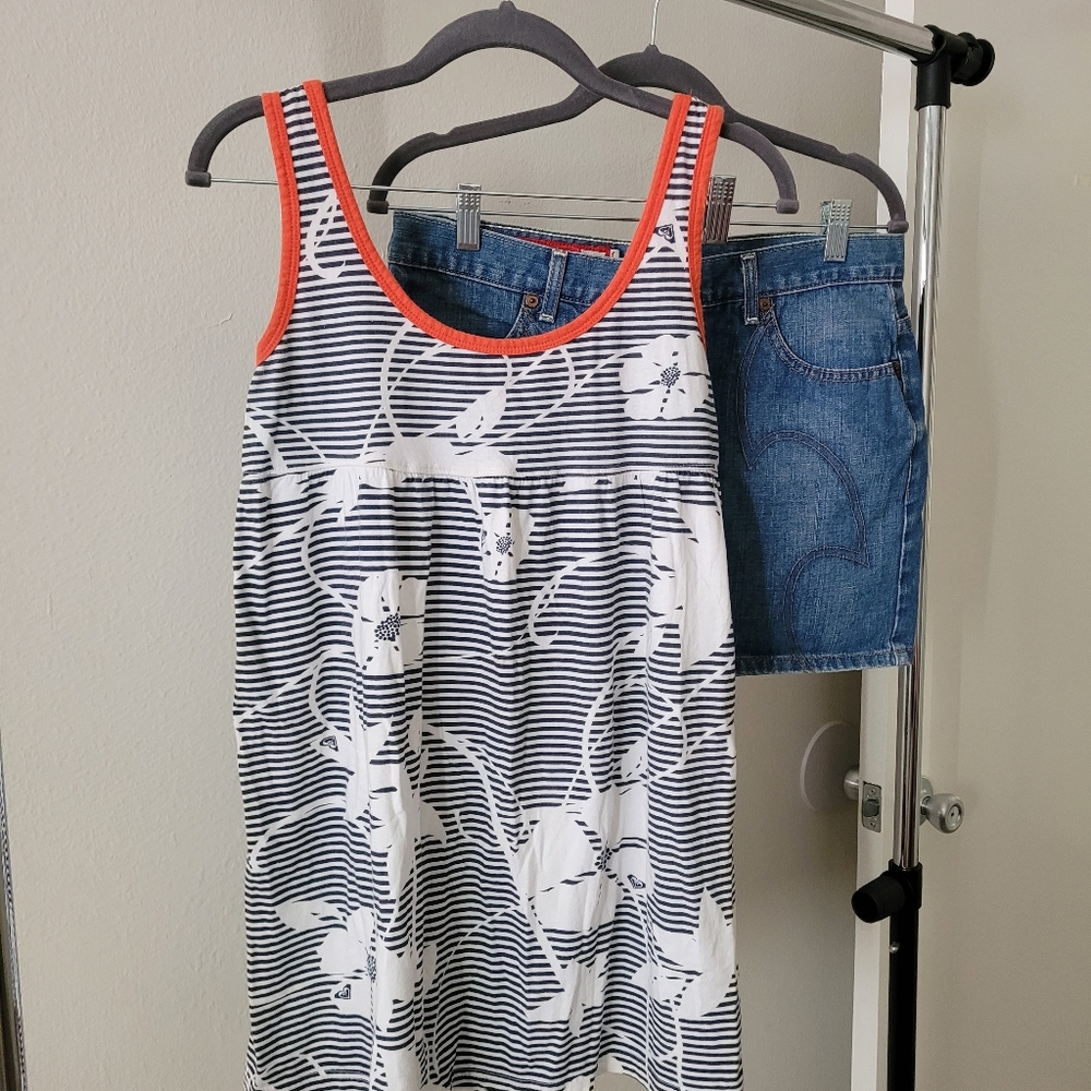 Roxy Baby doll Floral Tank Top